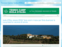 Tablet Screenshot of elbatenniscamp.it